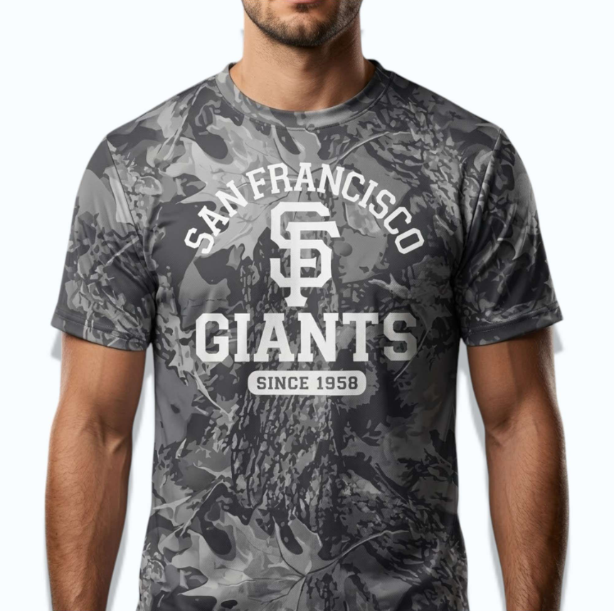 2026 SF Giants Camo T Shirt Giveaway
