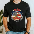 Dad Fixer of All Things Shirt,Toolbox American Flag Tee,Fathers Day Gift,Handy Dad Shirt,Funny Dad Birthday Shirt,Patriotic Handyman Dad Tee