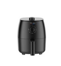 Mainstays 2.2 Qt Air Fryer in Arctic Black with Non-Stick Basket