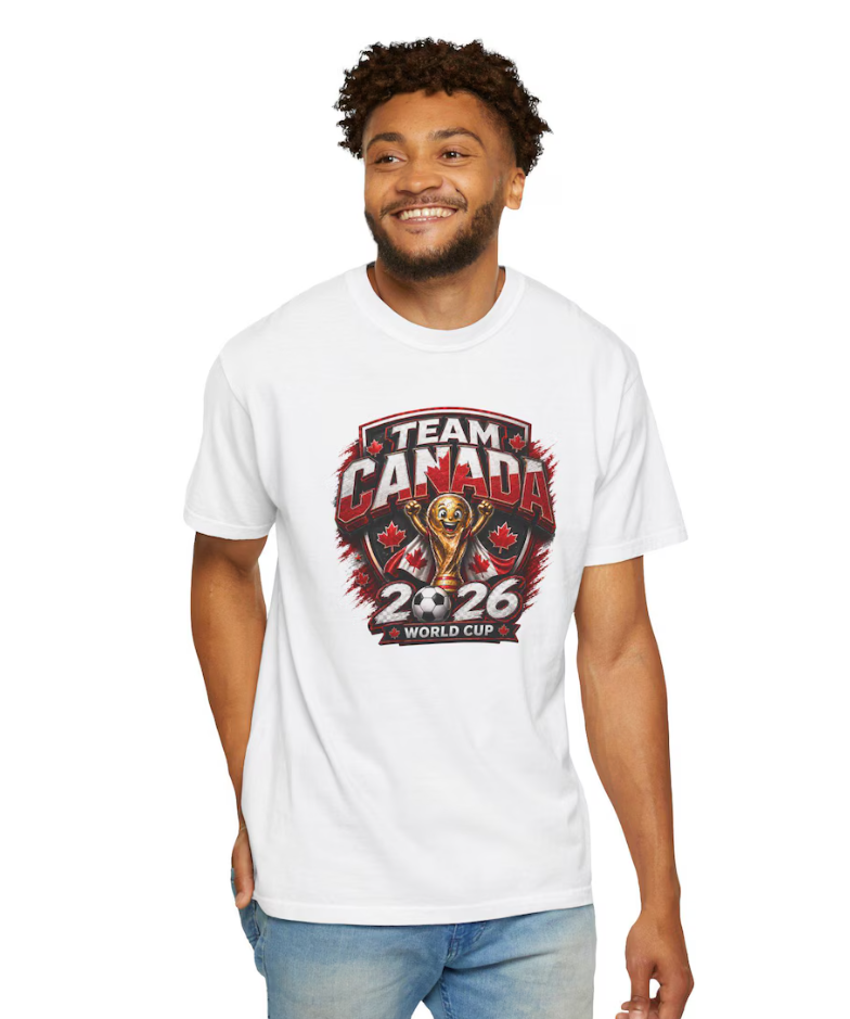 Team Canada 2026 World Cup T-shirt | Soccer Fan Tee | Unisex Football Gift Shirt