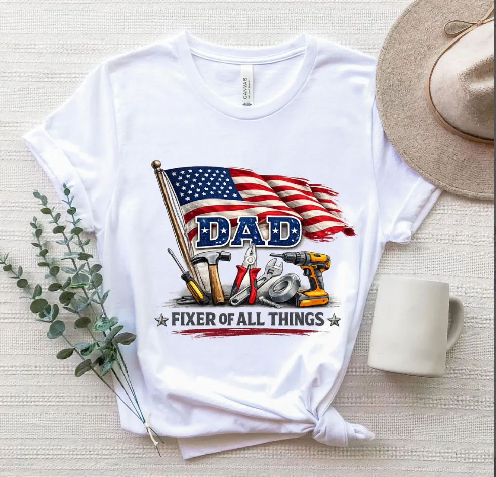 Dad Fixer Of All Things Shirt | Handy Dad Father’s Day Graphic Tee