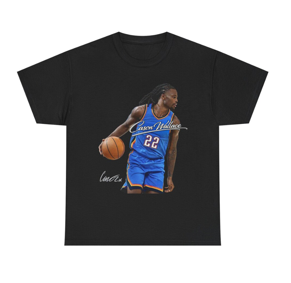 Cason Wallace OKC T Shirt Graphic Tee