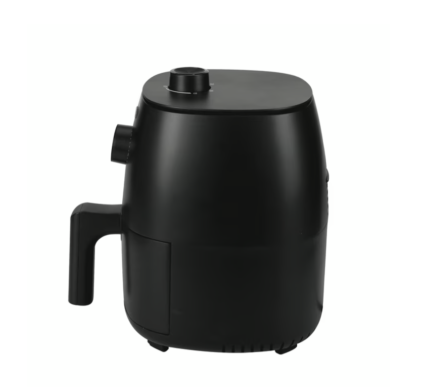 Mainstays 2.2 Qt Air Fryer in Arctic Black with Non-Stick Basket