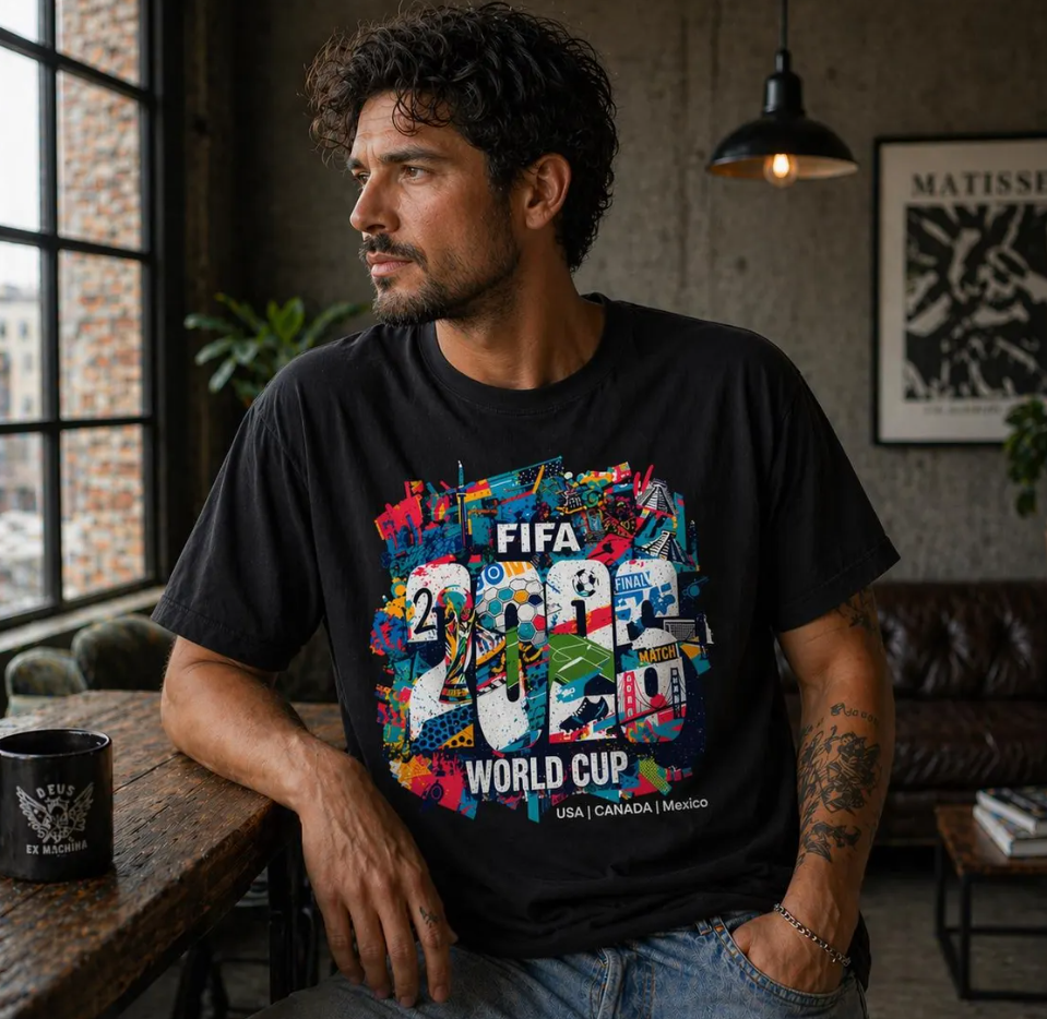 2026 FIFA World Cup Graphic T-Shirt | USA Canada Mexico Soccer Tee