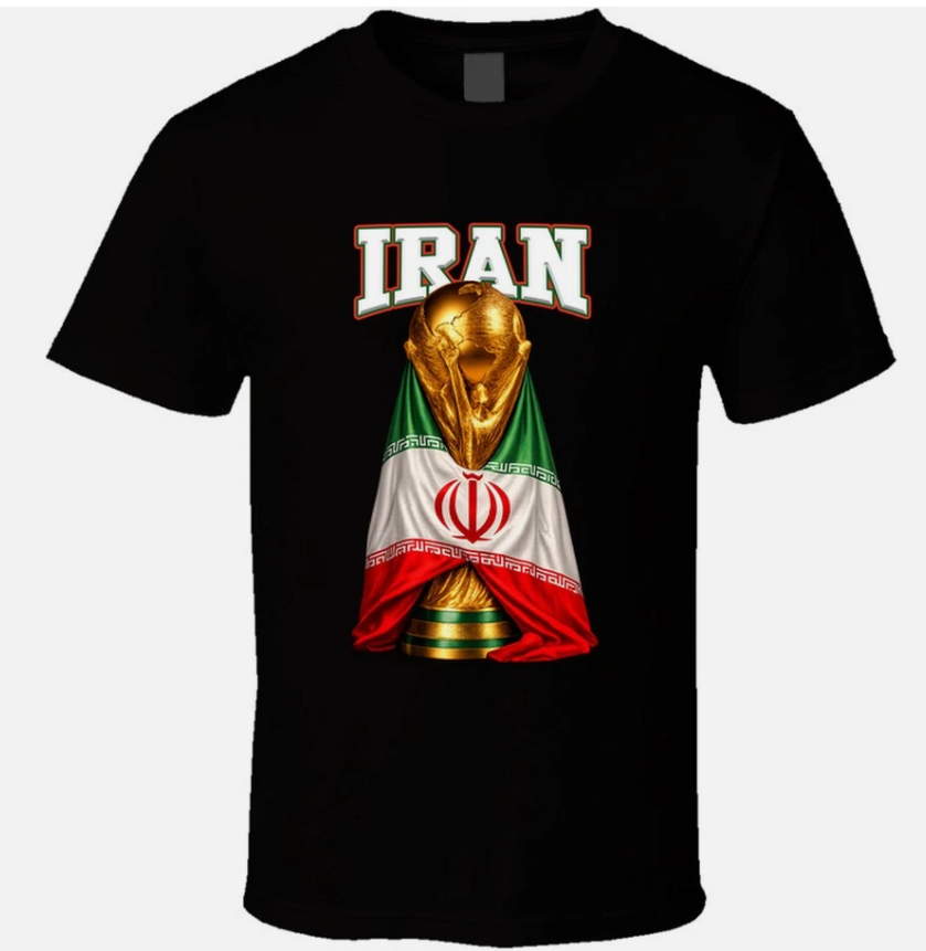 Iran World Cup Soccer Fan T Shirt