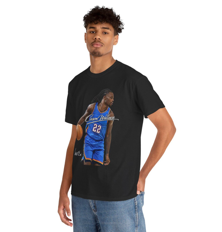 Cason Wallace OKC T Shirt Graphic Tee