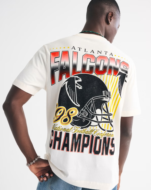 Atlanta Falcons Graphic Tee - Vintage NFL Fan Shirt