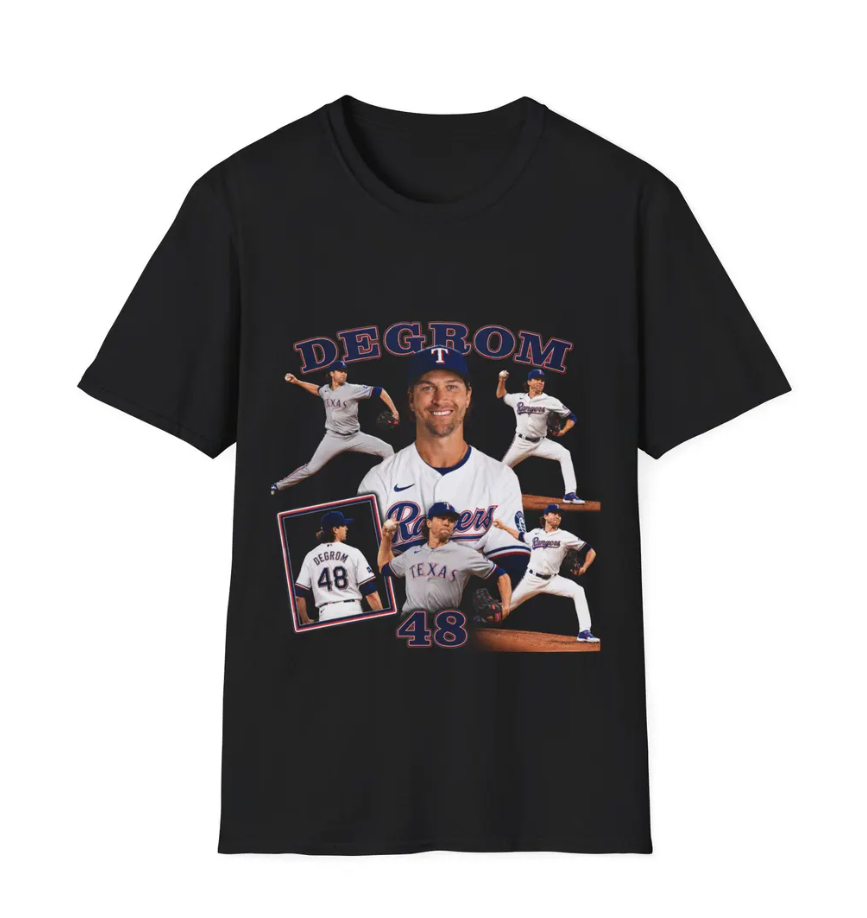 Jacob deGrom Baseball Player Shirt DeGrom Jersey Tee