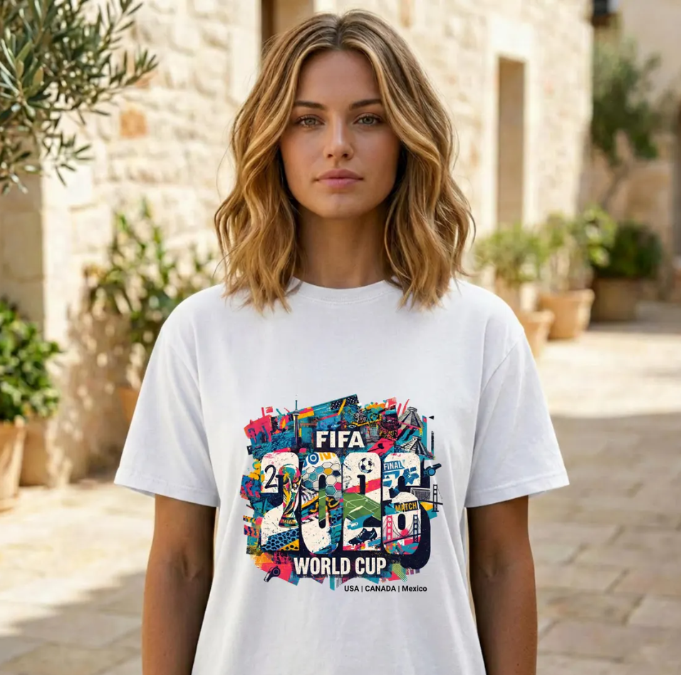 2026 FIFA World Cup Graphic T-Shirt | USA Canada Mexico Soccer Tee