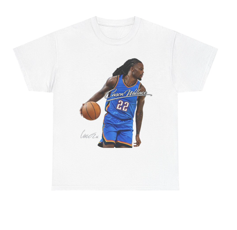 Cason Wallace OKC T Shirt Graphic Tee