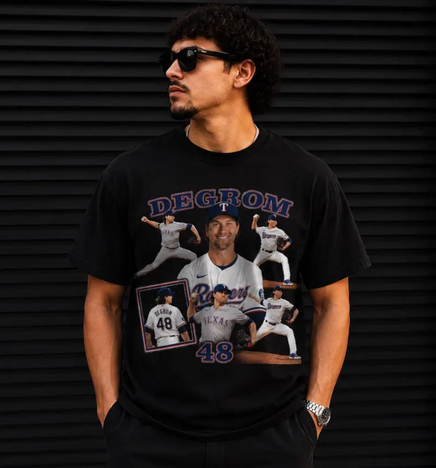 Jacob deGrom Baseball Player Shirt DeGrom Jersey Tee