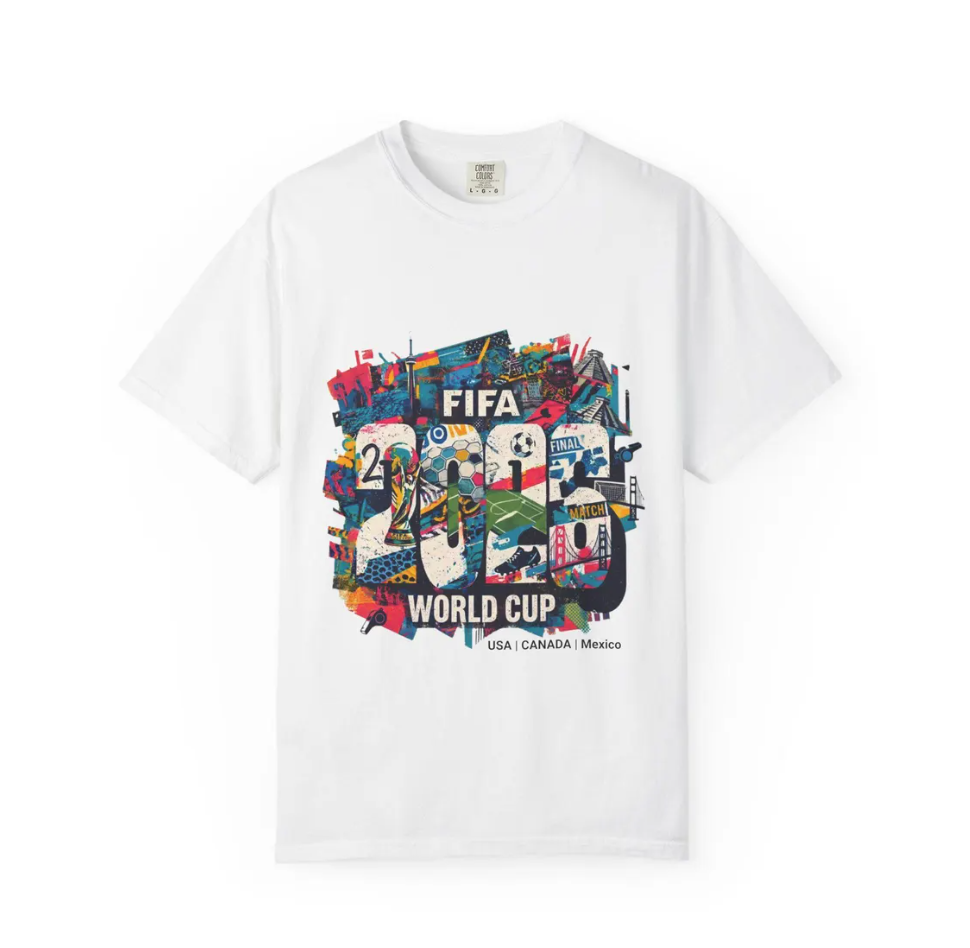 2026 FIFA World Cup Graphic T-Shirt | USA Canada Mexico Soccer Tee
