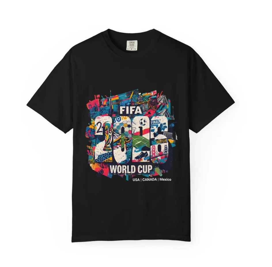 2026 FIFA World Cup Graphic T-Shirt | USA Canada Mexico Soccer Tee