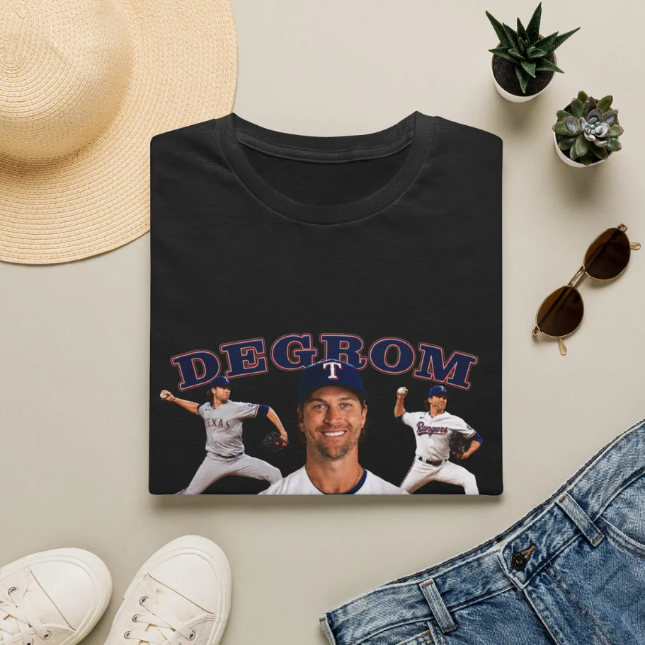 Jacob deGrom Baseball Player Shirt DeGrom Jersey Tee