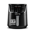 Gourmia 4-Quart Digital Air Fryer with 12 One-Touch Presets, GAF414, Black