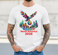 USA Canada Mexico Soccer T-Shirt, International Football Tee, Football Fan Tee, Global Soccer 2026 Gift for Men, Championship 2026