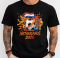 Netherlands 2026 World Cup Shirt Dutch Football T Shirt Soccer Fan Tee Holland Flag Futbol Shirt Trending Gift For Men Women