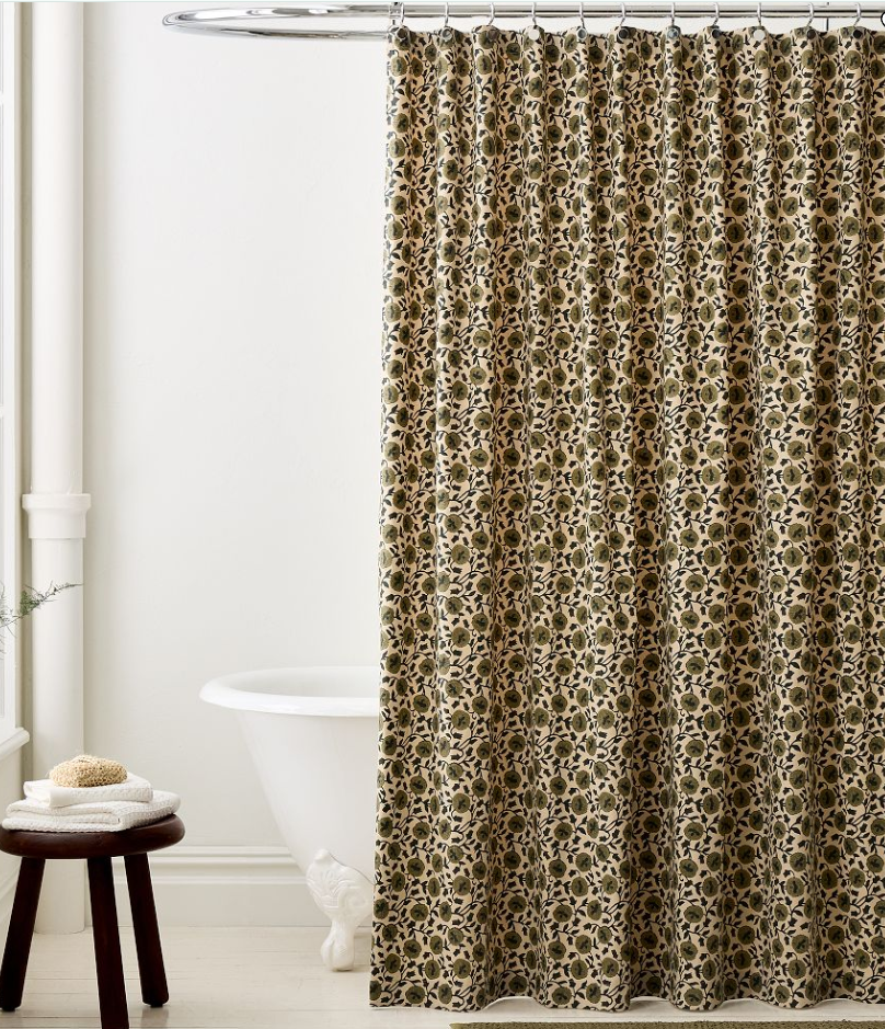 Laney Floral Shower Curtain