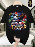 World Cup 2026, Casual Short-Sleeve T-Shirt Design