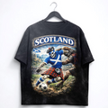 Scotland Soccer Skull Shirt, Scottish Football Tee, Highland Kilt Graphic, World Cup 2026 Shirt, Streetwear Tee, Unisex T-Shirt.