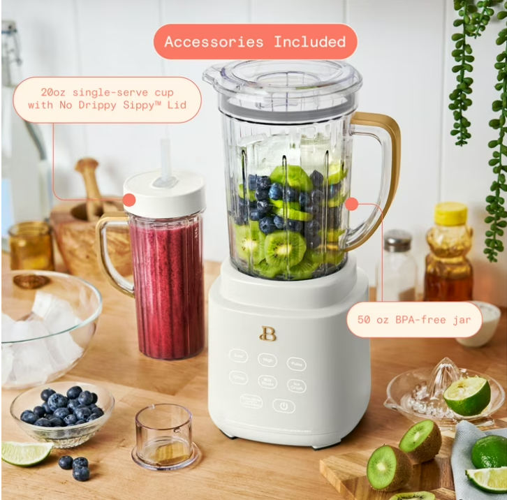 Beautiful PowerExact Blender System, White Icing by Drew Barrymore