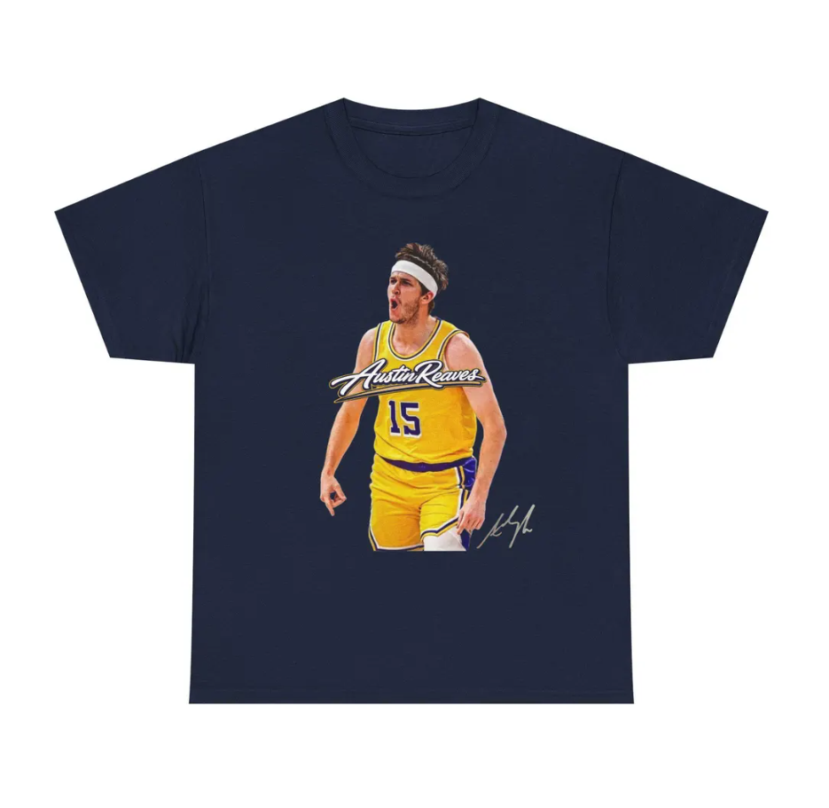 Austin Reaves LA T Shirt Autograph Edition Graphic Tee