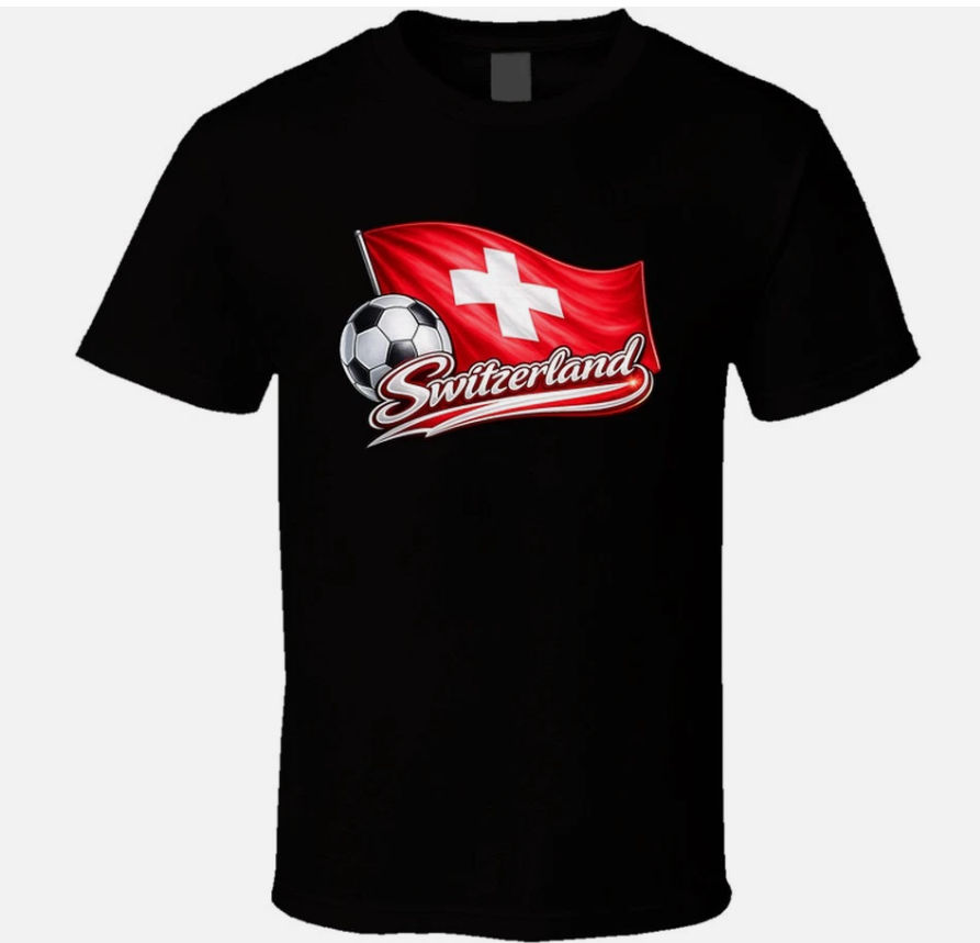 Switzerland Soccer Fan T Shirt