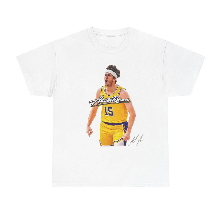 Austin Reaves LA T Shirt Autograph Edition Graphic Tee
