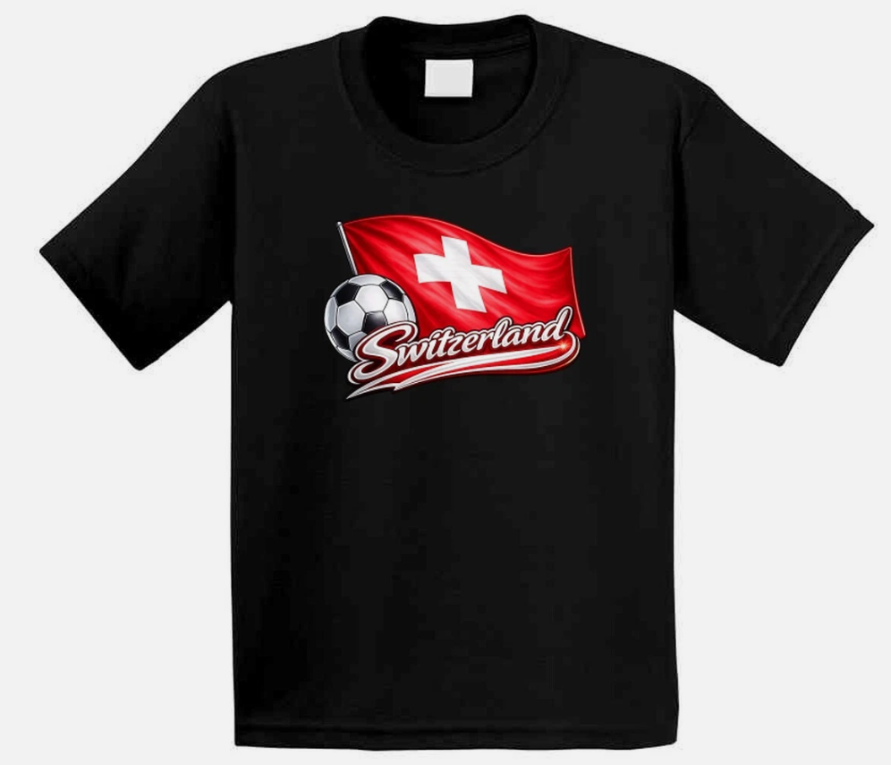 Switzerland Soccer Fan T Shirt