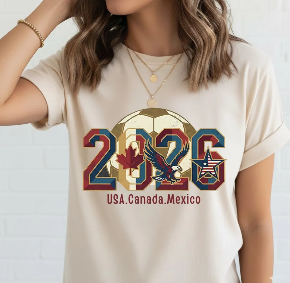 Football 2026 Shirt | USA Canada Mexico Soccer Fan Tee |Unisex Football Gift | Global Tournament shirt