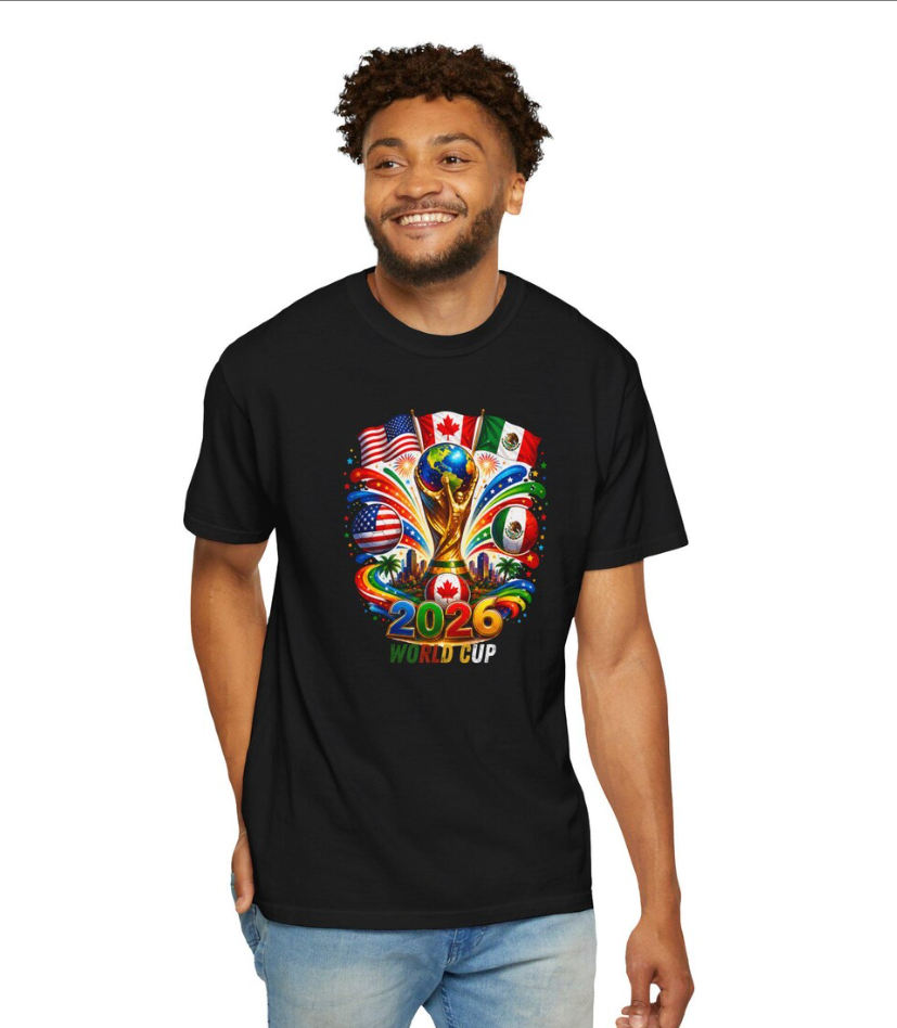 2026 World Cup T-Shirt  Game Day Sports Mom Shirt Soccer Fan Tee