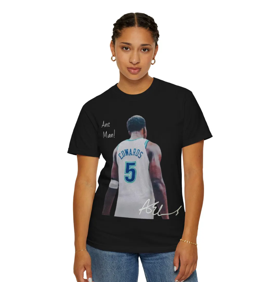 Anthony Edwards Minnesota T shirt Autograph Edition