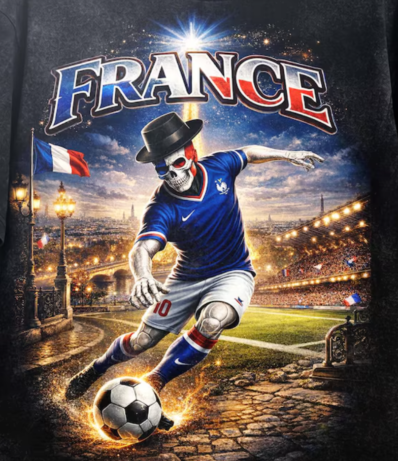 FIFA World Cup 2026 France Shirt, France Soccer Graphic Tee, Vintage Paris Football T-Shirt, French Fan Gift, Streetwear Soccer Tee.