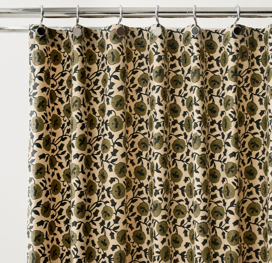 Laney Floral Shower Curtain
