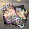 Custom LGBT Wedding Trading Card, Personalized Couple Keepsake