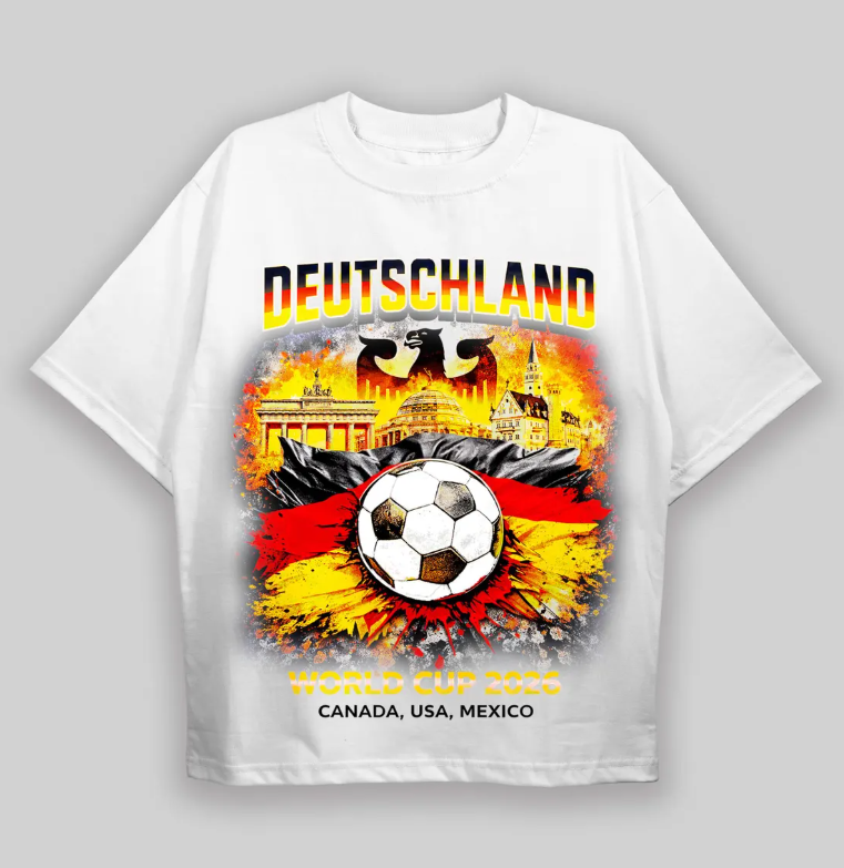 2026 World Cup Germany Soccer Shirt Deutschland Fan Tee Vintage Graphic Football Shirt German Flag Game Day Outfit Sports Tee Unisex Gift