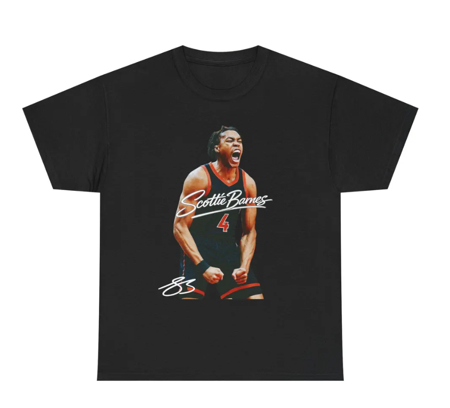 Scottie Barnes Toronto T Shirt Toronto Basketball Player Tee