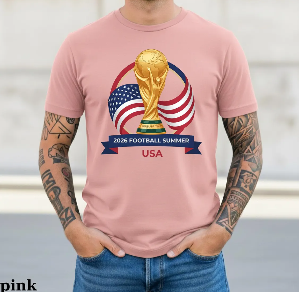 USA Canada Mexico Tee , International Football Tee, Football Fan Gift, Global Soccer 2026 Shirt, Championship 2026, Sport Fan Tee