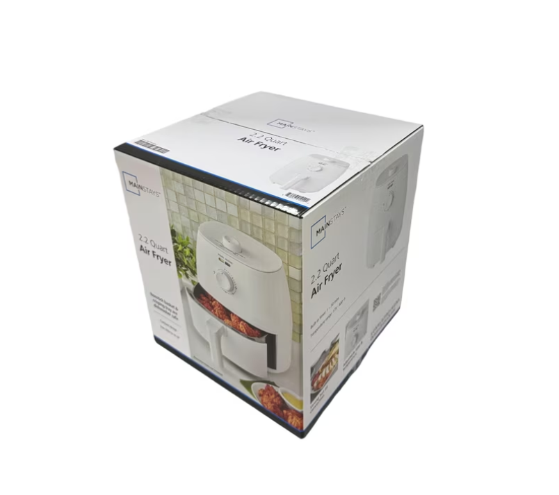 Mainstays 2.2 qt Air Fryer, Arctic White - Automatic Shutoff