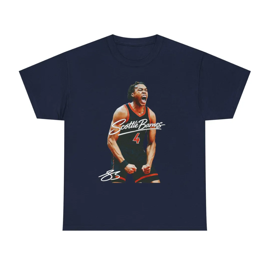 Scottie Barnes Toronto T Shirt Toronto Basketball Player Tee