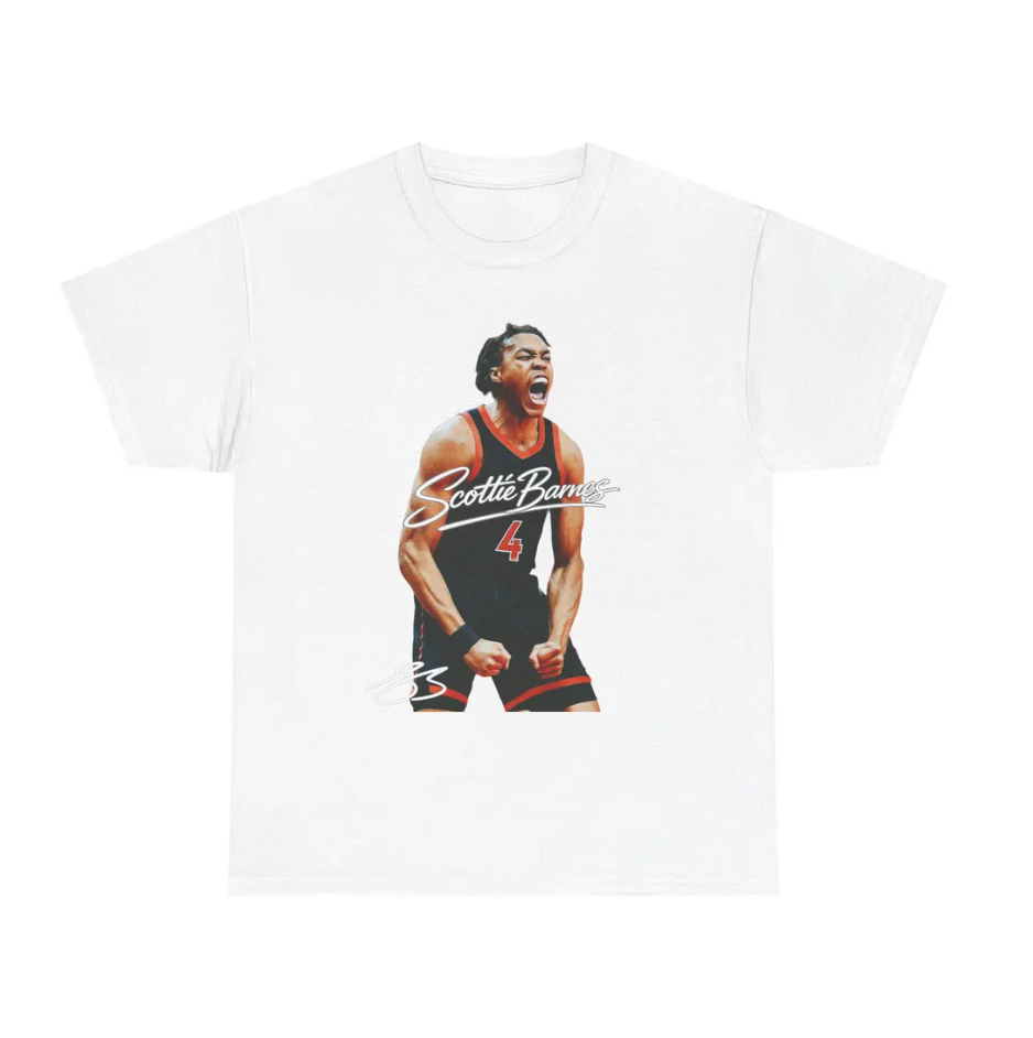 Scottie Barnes Toronto T Shirt Toronto Basketball Player Tee