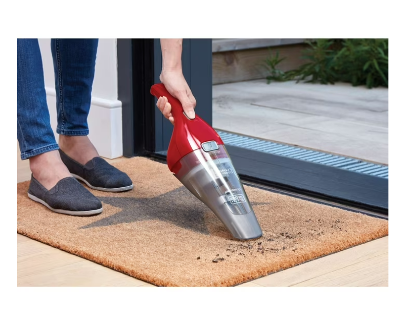 BLACK+DECKER Cordless Handheld Vacuum, Dustbuster, for Car & Pet Hair, Bagless, Lightweight, Easy Emptying, HNVC115JB06, Red