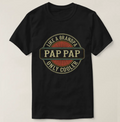 Pap Pap Like a Grandpa Only Cooler Fathers Day T-Shirt