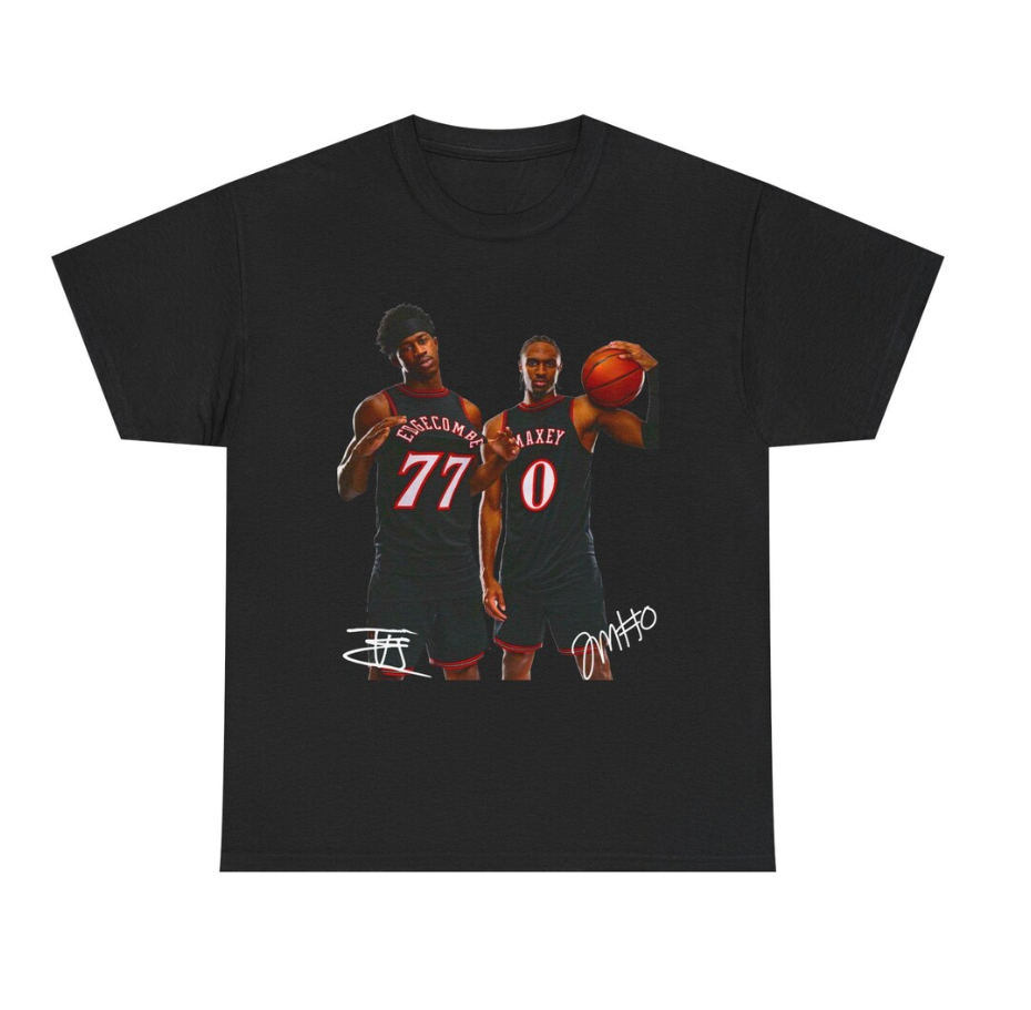 Vj Edgecombe & Tyrese Maxey Philadelphia T Shirt Autograph Edition Graphic Tee