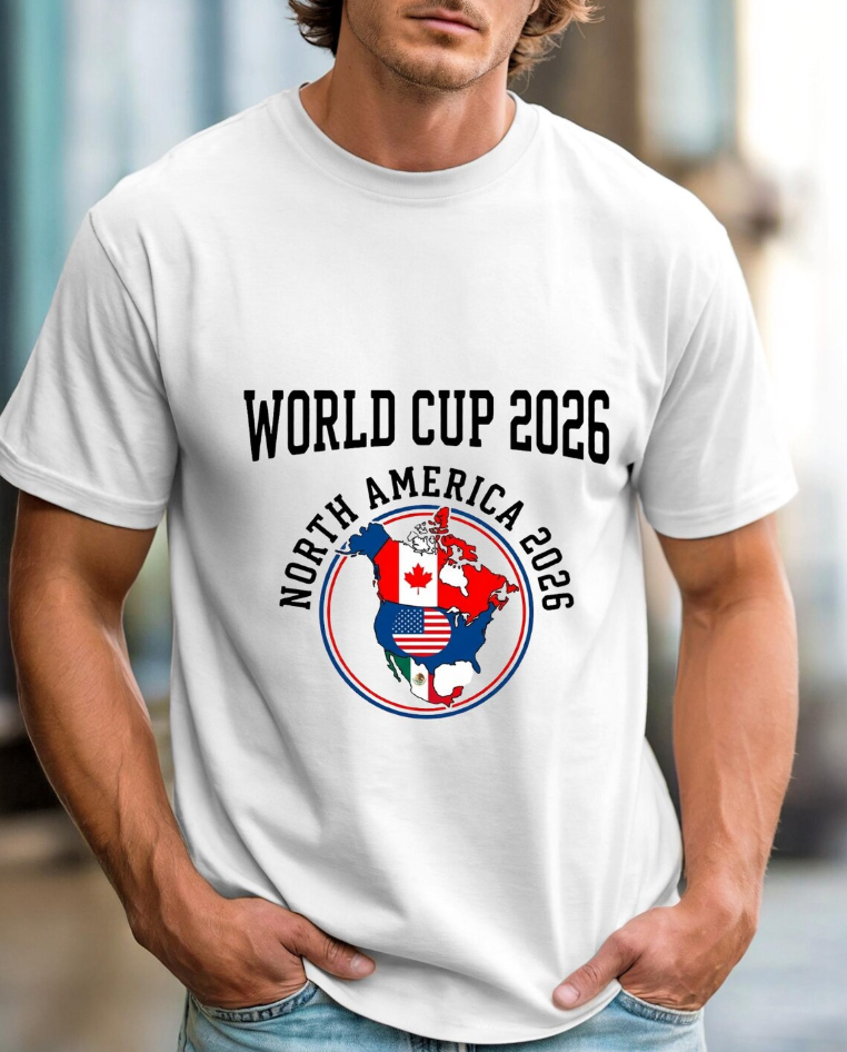 World Cup 2026 logo T-Shirt | North America 2026 soccer emblem