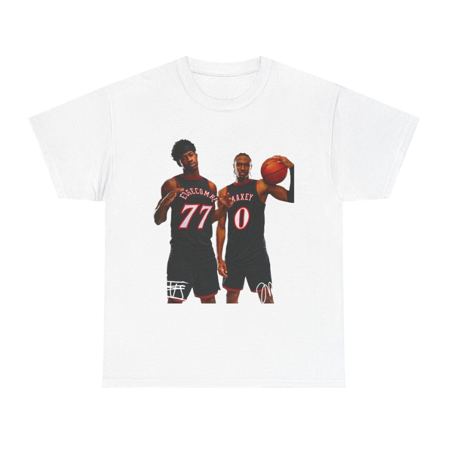 Vj Edgecombe & Tyrese Maxey Philadelphia T Shirt Autograph Edition Graphic Tee