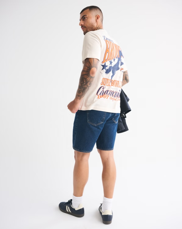 Denver Broncos Graphic Tee - Vintage NFL Fan Shirt