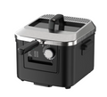 Mainstays 4-Liter Matte Black Electric Deep Fryer with Adjustable Temperature Control