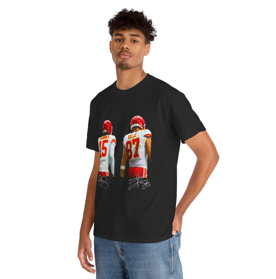 Patrick Mahomes Travis Kelce Kansas City T Shirt Autograph Edition