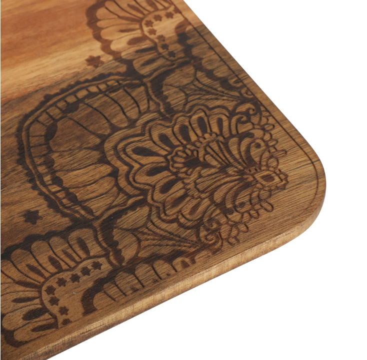 The Pioneer Woman 9" x 13" Vintage Lace Ceramic Casserole Baking Dish with Wood Lid, Linen